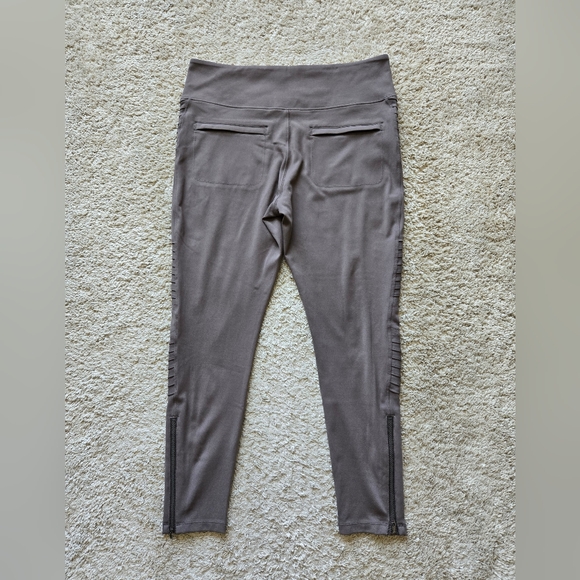 Athleta Delancey Moto Tights Womens XL Taupe - Picture 4 of 11